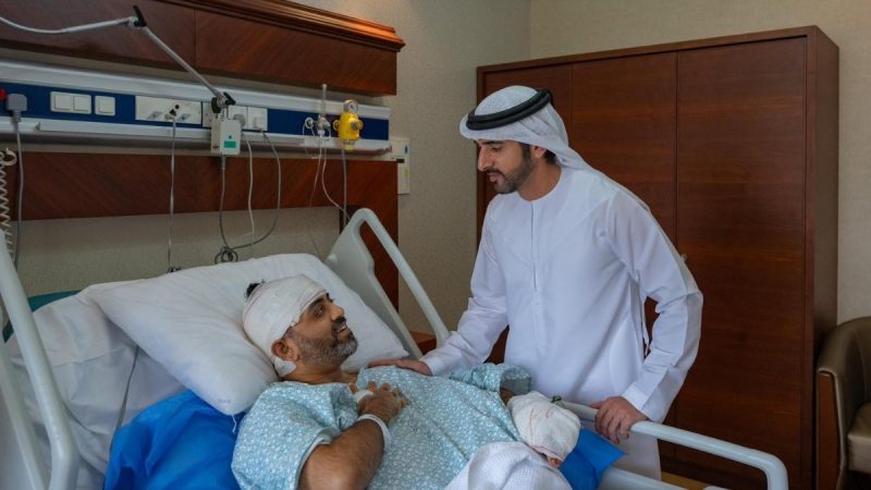 Sheikh Hamdan Visits Flydubai Pilot Smit Machchhar, Praises His Courage After Mid-Air Crisis
