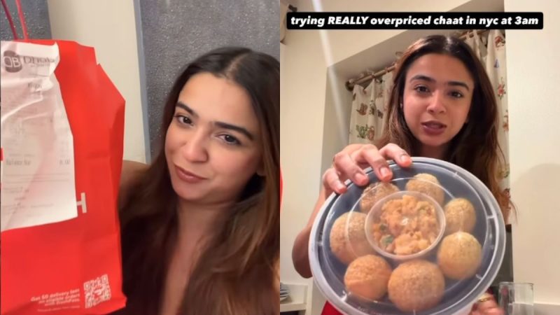The Rebel Kid Orders Chaat Worth ₹10,000 In NYC Because She Really Missed Home!