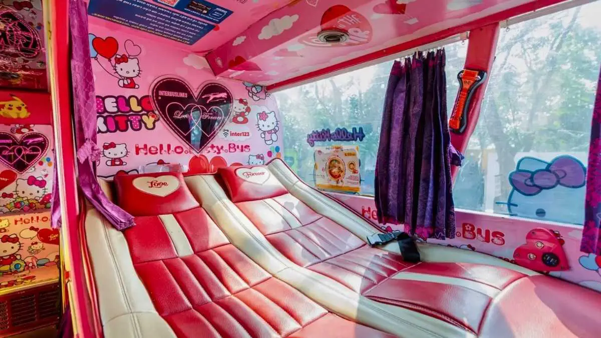 Couples! Hop On Vietnam’s ‘Love Bus’ For A 7-Hr Cosy Journey With Pink Cabins & Heart-Themed Interiors