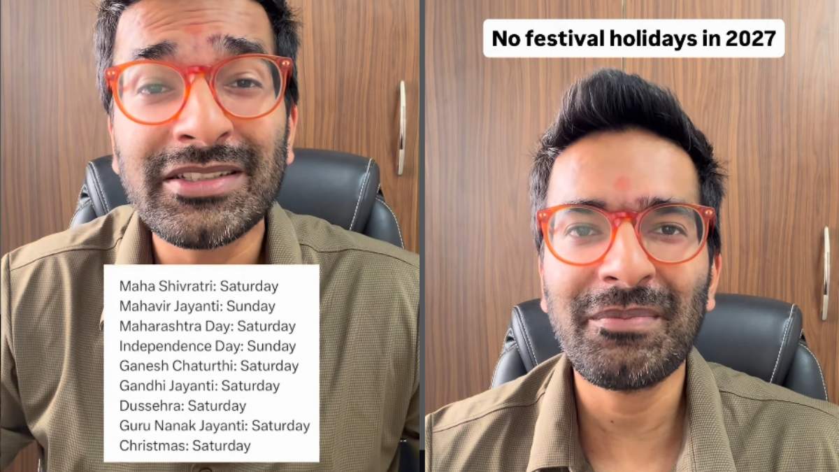No Long Weekends In 2027? Viral Video Shows How Festivals Fall On Weekends Next Year