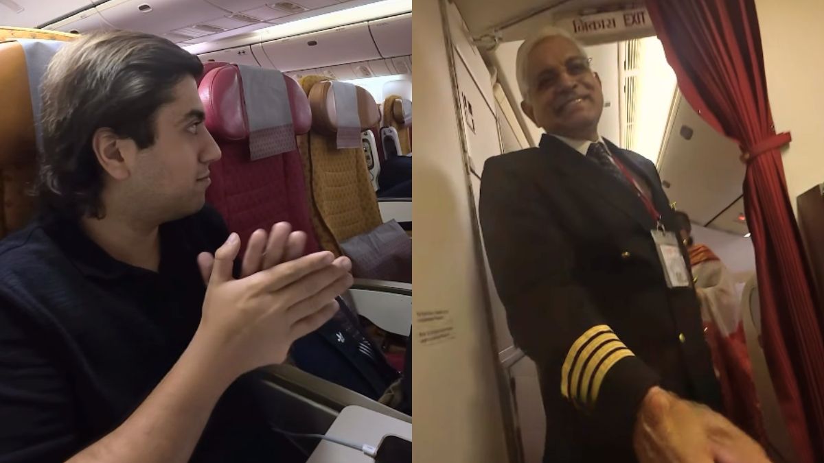After 40 Yrs In The Skies, Air India Captain Bids Farewell With An Emotional Announcement