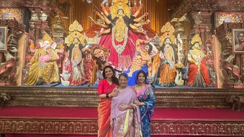 Kajol Begins Durga Puja Festivities At 80th North Bombay Pandal; Who Joined, Venue, Transport