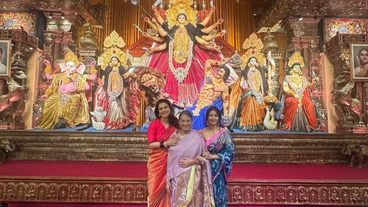 Kajol Begins Durga Puja Festivities At 80th North Bombay Pandal; Who Joined, Venue, Transport