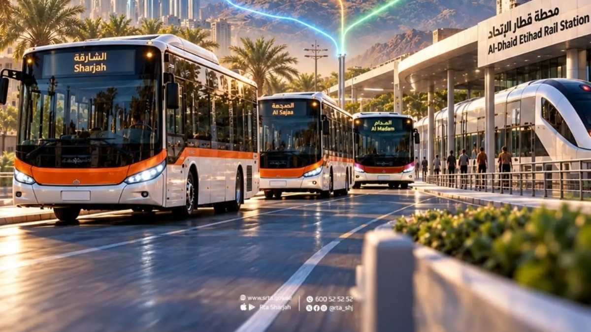 Sharjah: 3 New Bus Routes Connecting To Etihad Rail Station Launched & They Are…